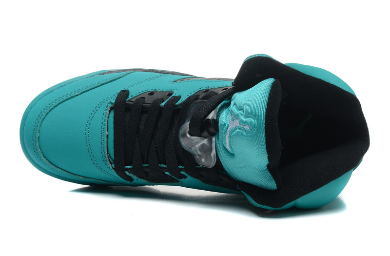 Air Jordan 5 Women Shoes Blue/Black Online